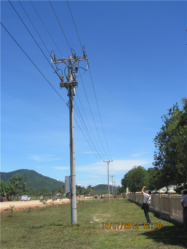 último caso de la compañía sobre COMBODIA en 2010, proyecto rural de la mejora de la red del poder en Provice de Battambang